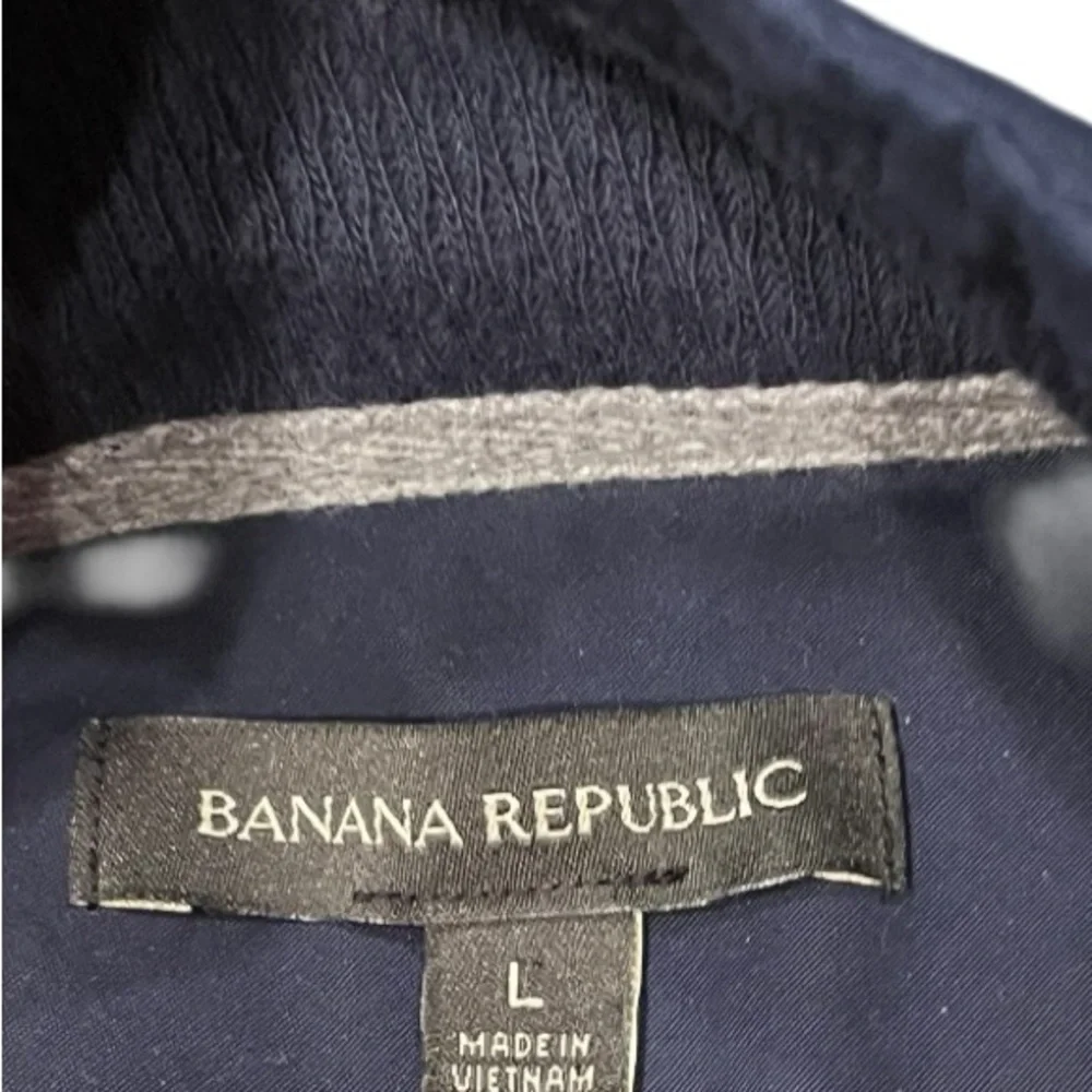 Banana Republic Snap Collar Pullover Thermal Texture,‎ Size L